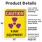 Signmission Radiation & Laser Sign, 14 in H x 10 in W, Plastic, Rectangle OS-2PACK-CR-P-1014-V-10282 - alternate 7